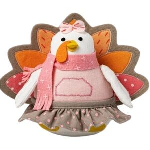 Target Home Decor Girl Turkey Thanksgiving Tabletop Doll Fall Autumn